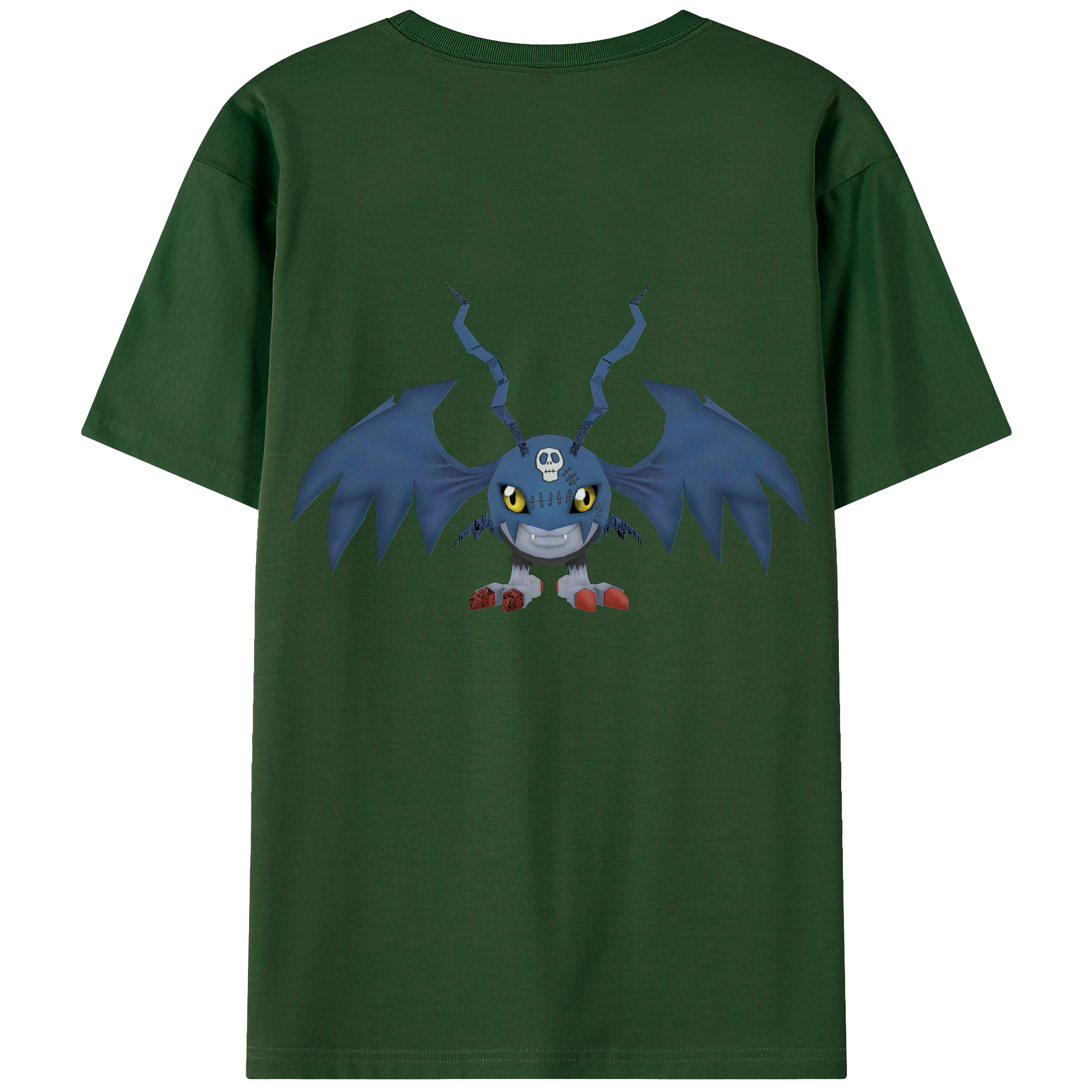 （画像用） Digimon デジタルモンスター/デジモン 綿100％半袖Tシャツ（背面プリント）